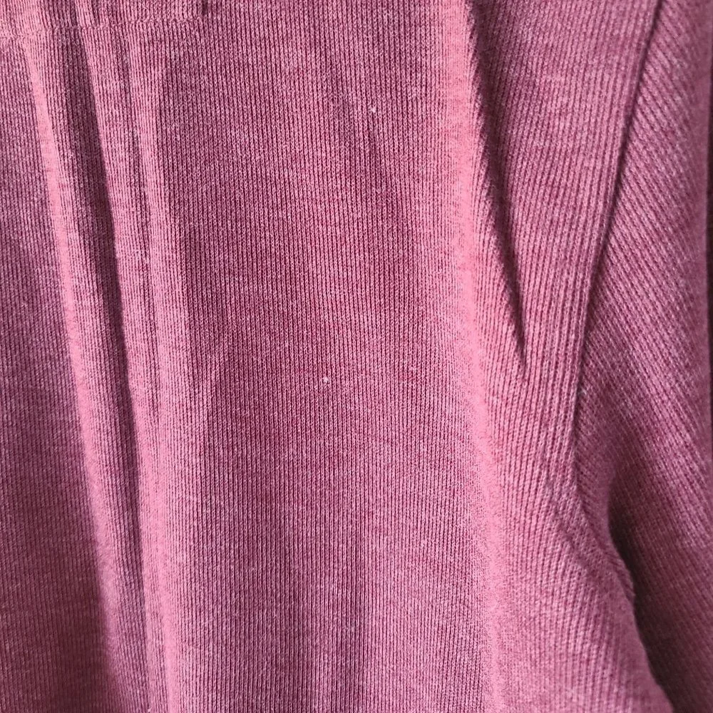 Banana Republic 1/4 Snap Cotton Blend Sweater Maroon Men's Size S